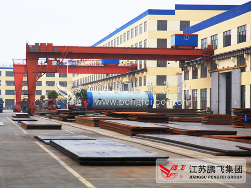 Casting steel storage area