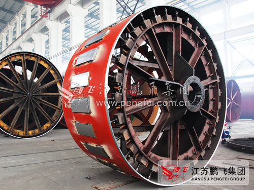 Rotary kiln thruster belt